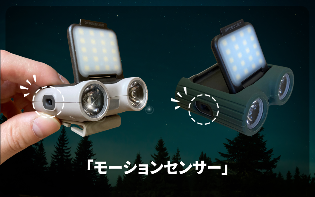 LUMINA X3 モーションセンサー　4㎝で反応　手をかざすだけで点灯・消灯